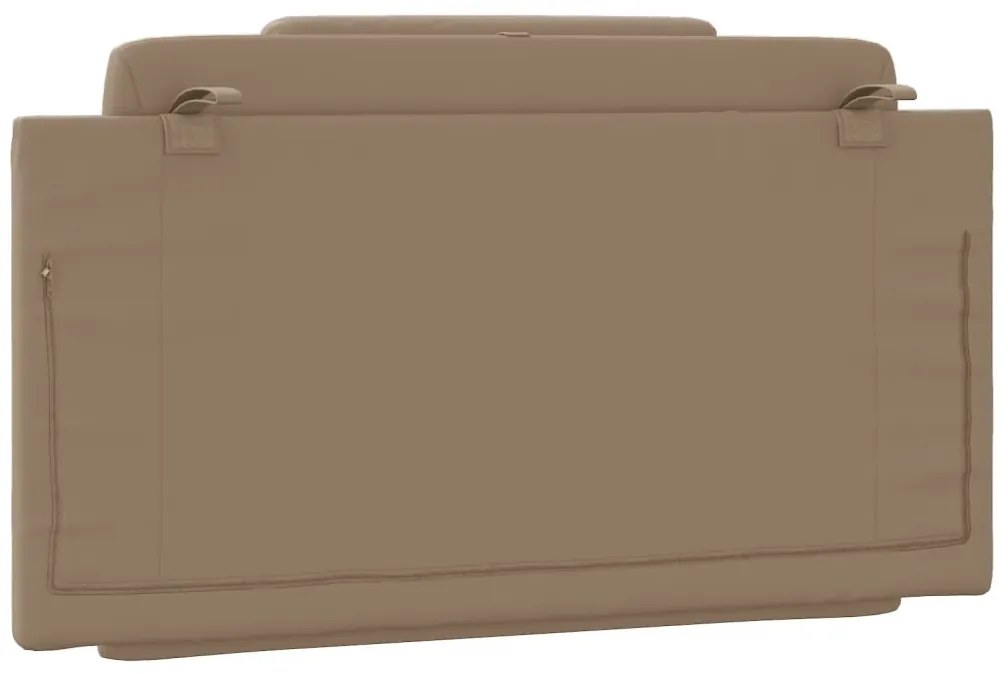 cappuccino színű műbőr fejtámla párna Viana 100 cm