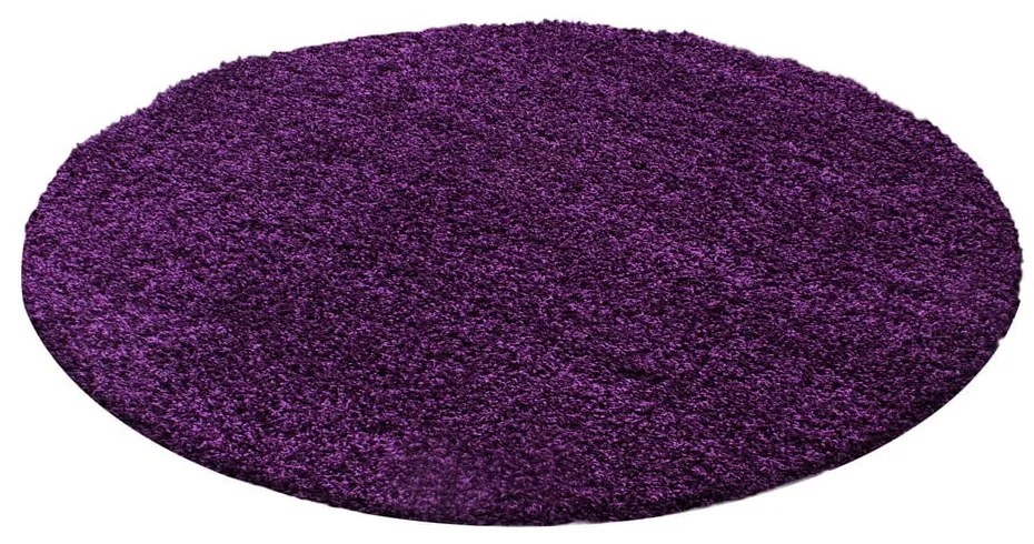 Sötétlila kerek szőnyeg ø 160 cm Life – Ayyildiz Carpets