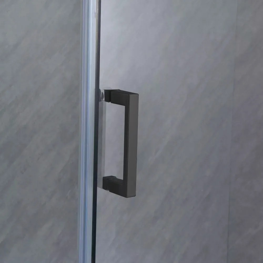 Bold-in 80x100 cm aszimmetrikus zuhanykabin zuhanytálca nélkül