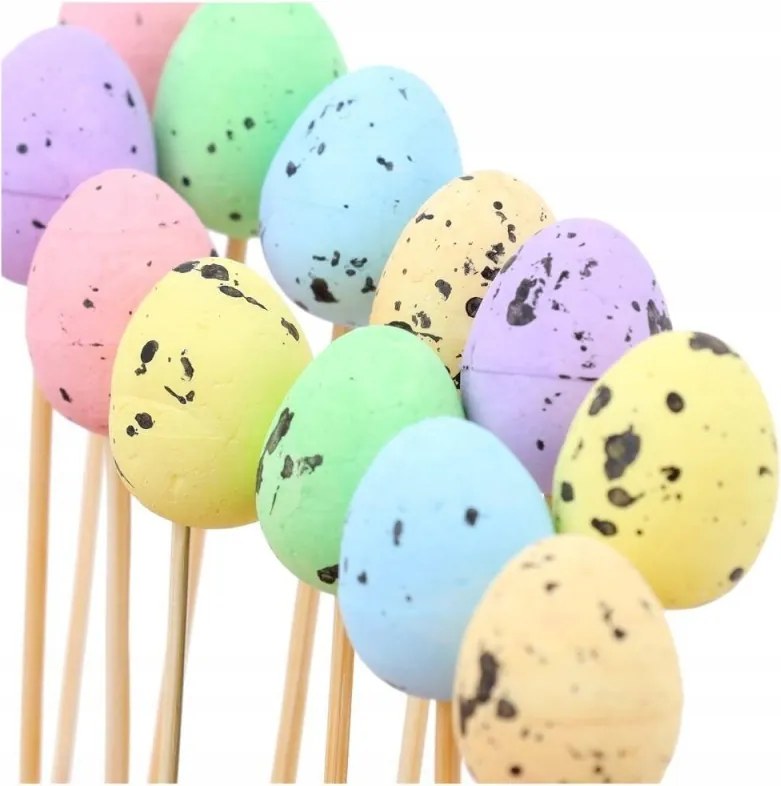 Hungarocell Tojás Pöttyös csúcsos tojás 50 db vegyes színek