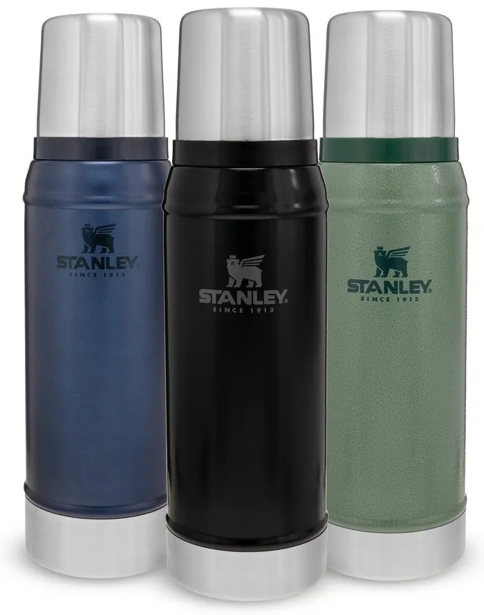 Fekete termosz bögrével 750 ml – Stanley