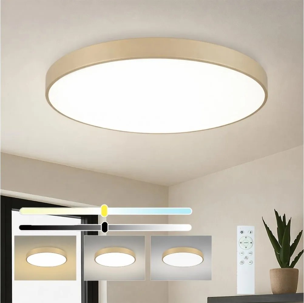 Brilagi - LED dimmelhető világítótest POOL SMART LED/100W/230V 80 cm bézs Wi-Fi Tuya + távirányító