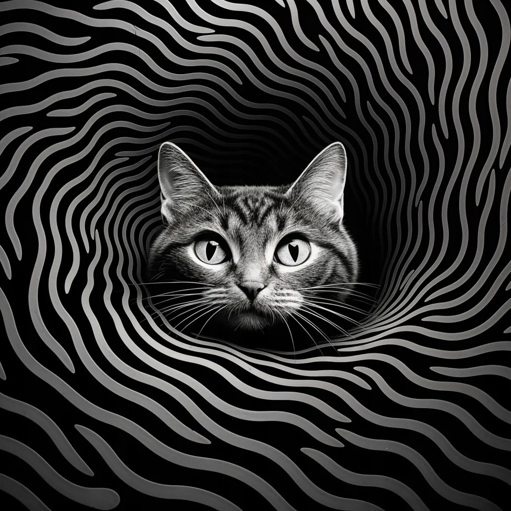 Poszter 50x50cm Hipnotizáló Macskaszem