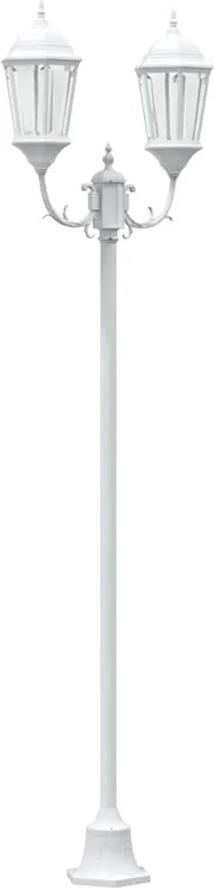 vidaXL Kerti Világítás Fehér 68 x 20 x 235 cm Alumínium és üveg