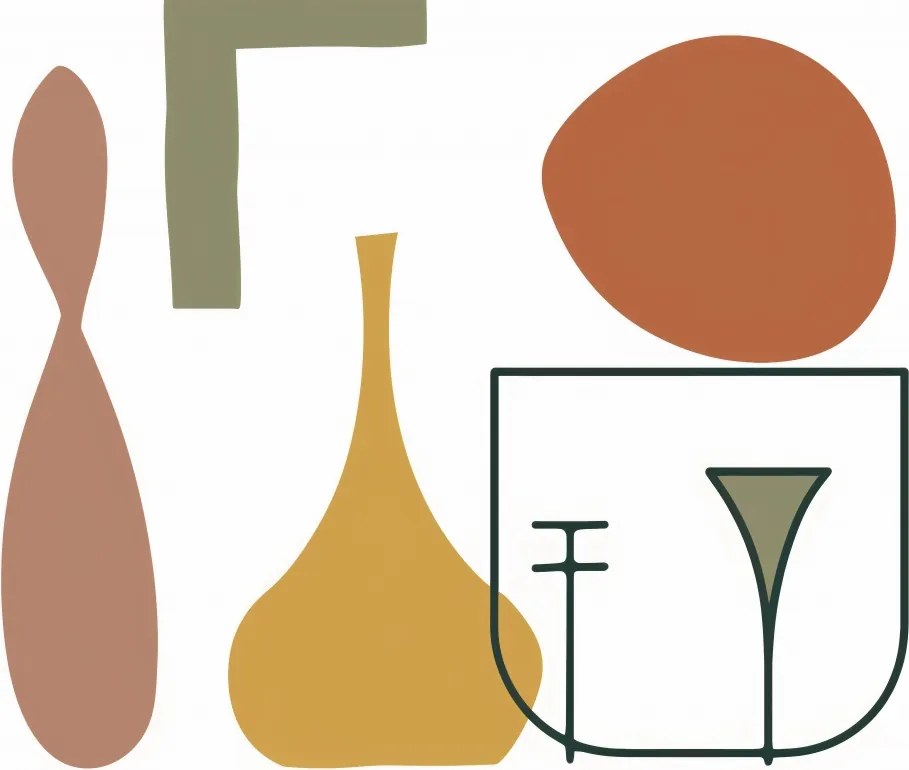 Poszter 91,3x44,5cm Edények