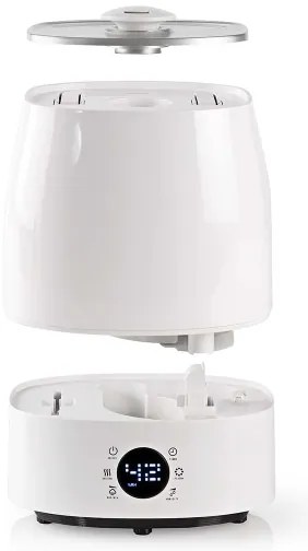 Nedis HUMI120CWT - Párásító LED kijelzővel 5,5 l 110W/230V