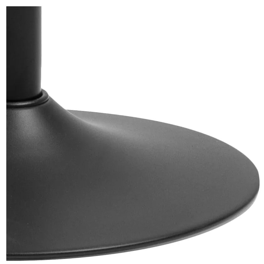Fekete fém állítható magasságú bárszék (ülésmagasság 59 cm) Finch – Actona