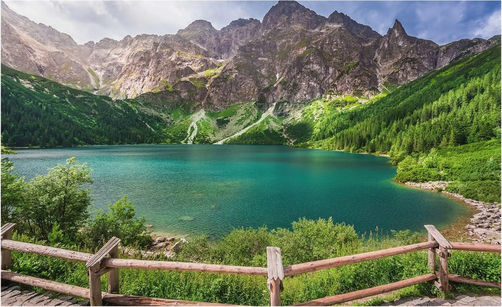 Fotótapéta Flizelin a ház szobájába 3D Hegyi táj 416x254 Ragasztó