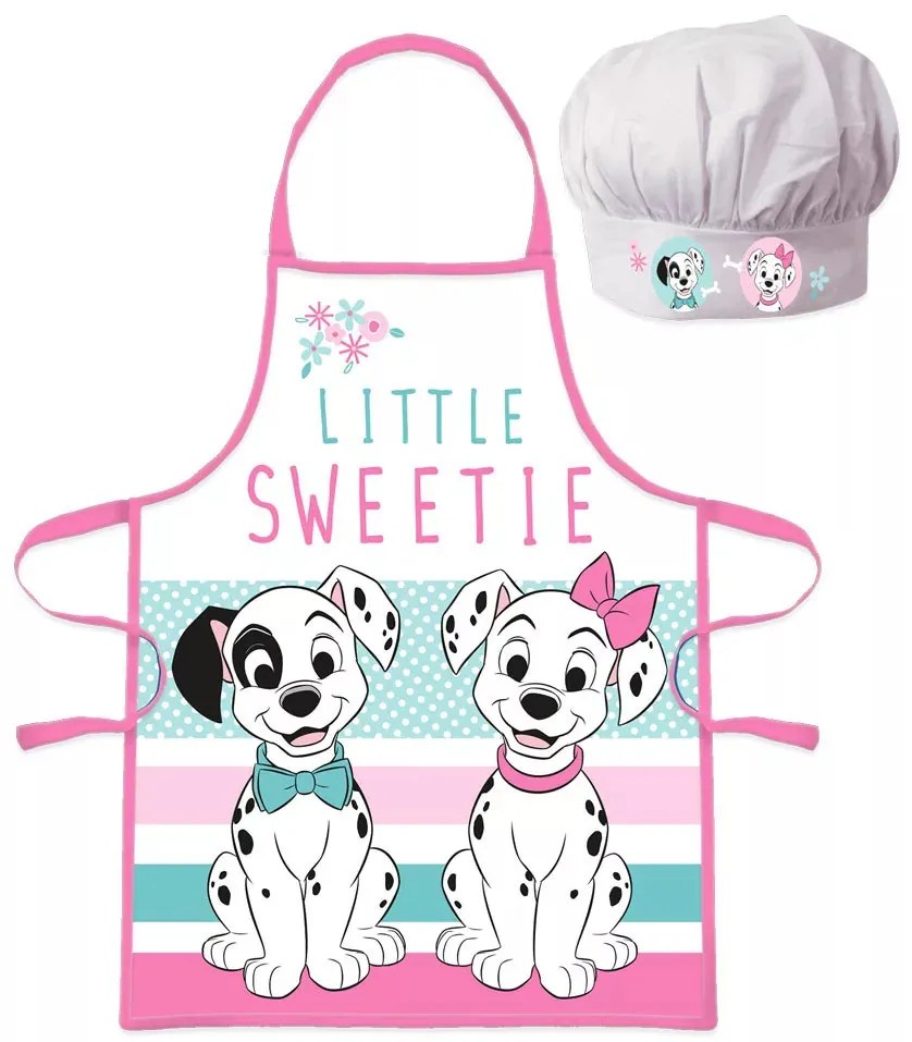 Disney 101 Kiskutya Little Sweetie gyerek kötény 2 darabos szett
