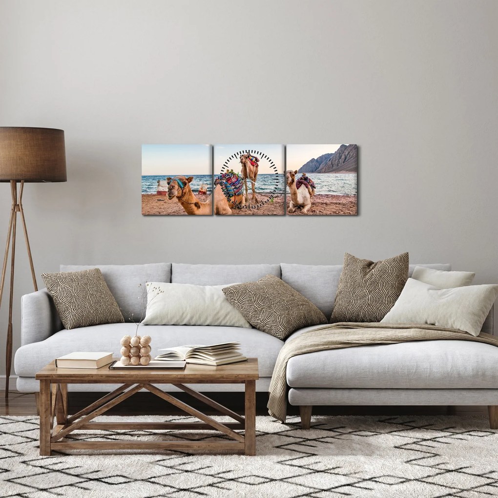 A tevék képe (órával) (90x30 cm)