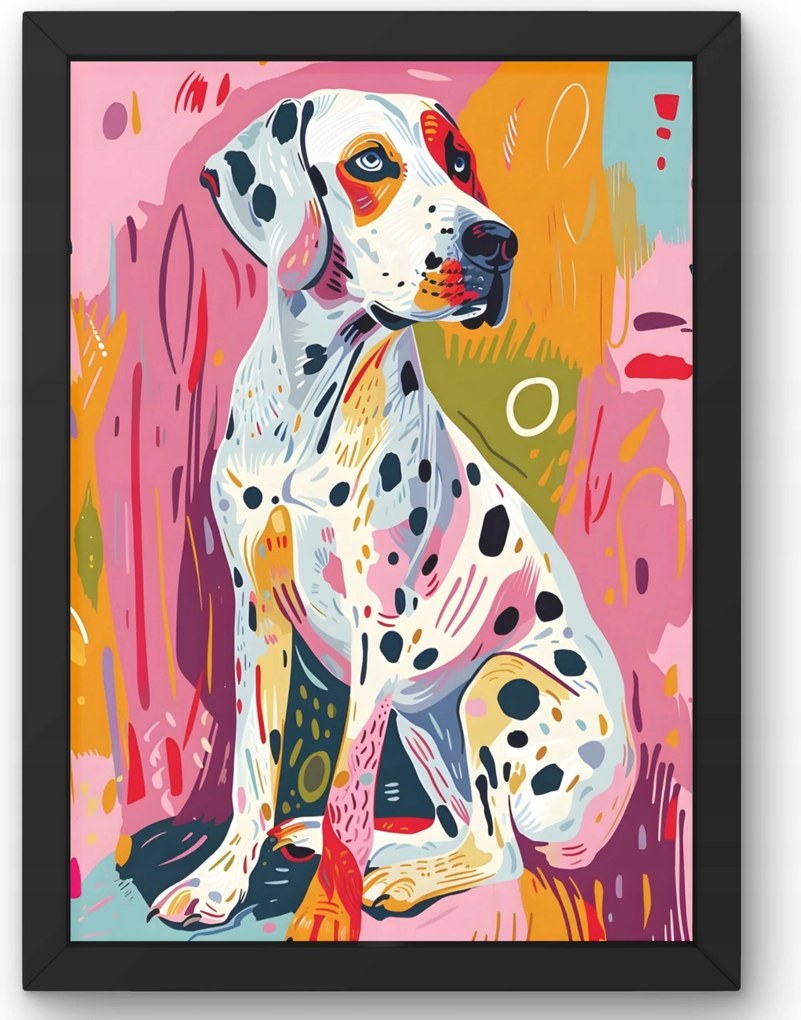 Színes dalmata poszter
