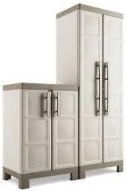 Keter Két részre osztott zárható Excellence Utility műanyag szekrény