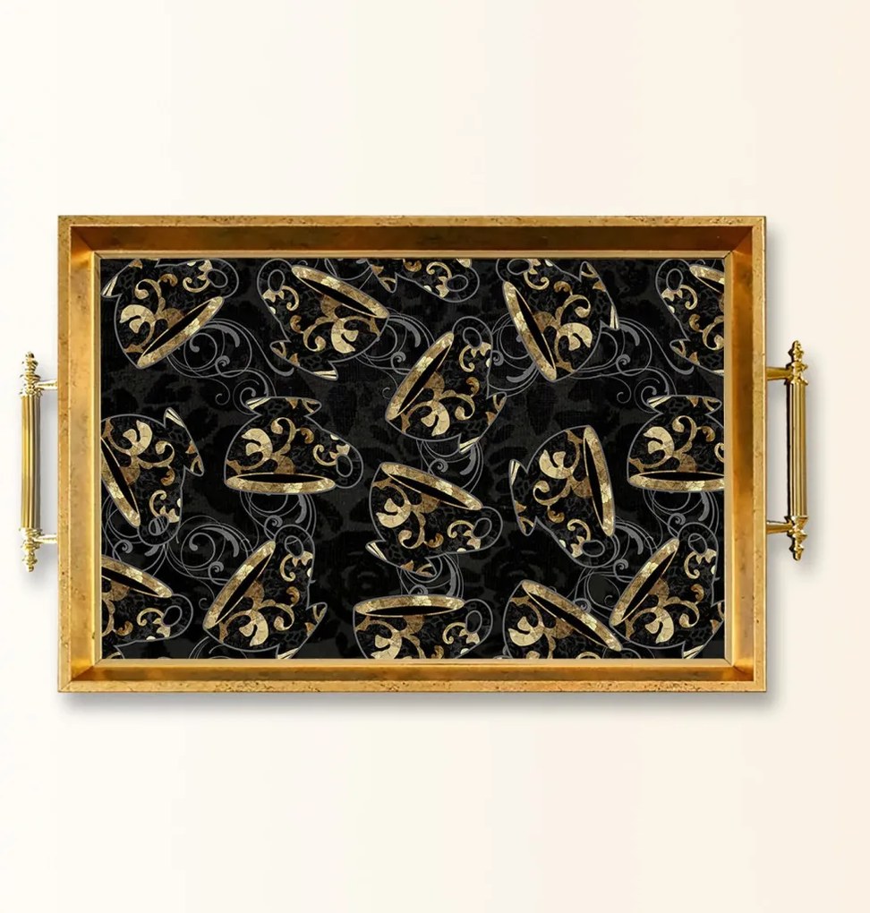 Üveg tálca, 38×24 cm – TPEA9770