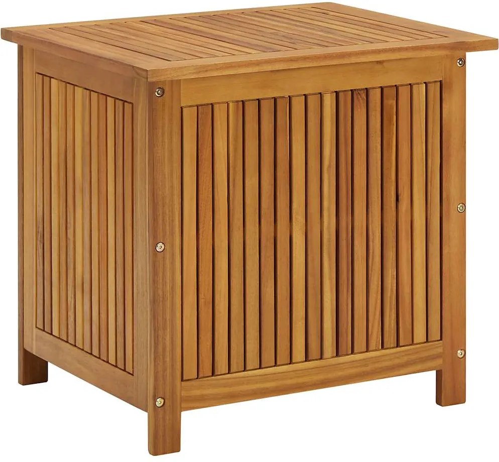 vidaXL tömör akácfa kerti tárolóláda 60 x 50 x 58 cm