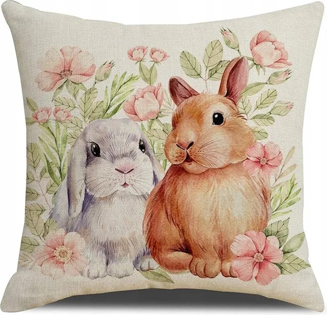 Párnahuzat 45 x 45 cm tavaszi motívum Boho POD130