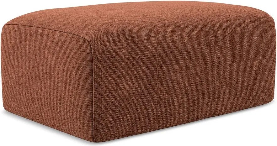 Terrakotta színű zsenília lábtartó Kona – Makamii