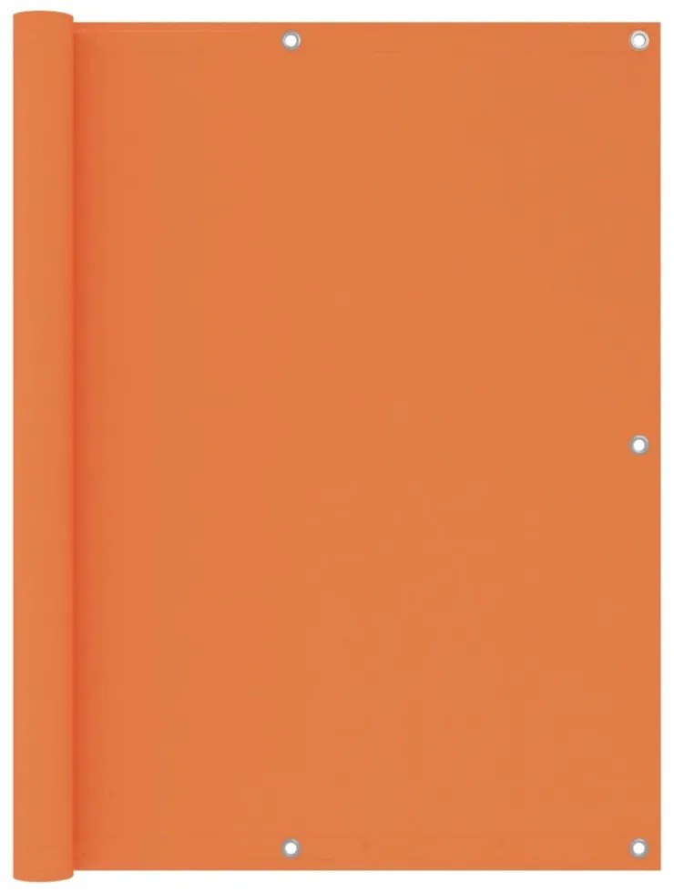 narancssárga oxford-szövet erkélynapellenző 120 x 300 cm