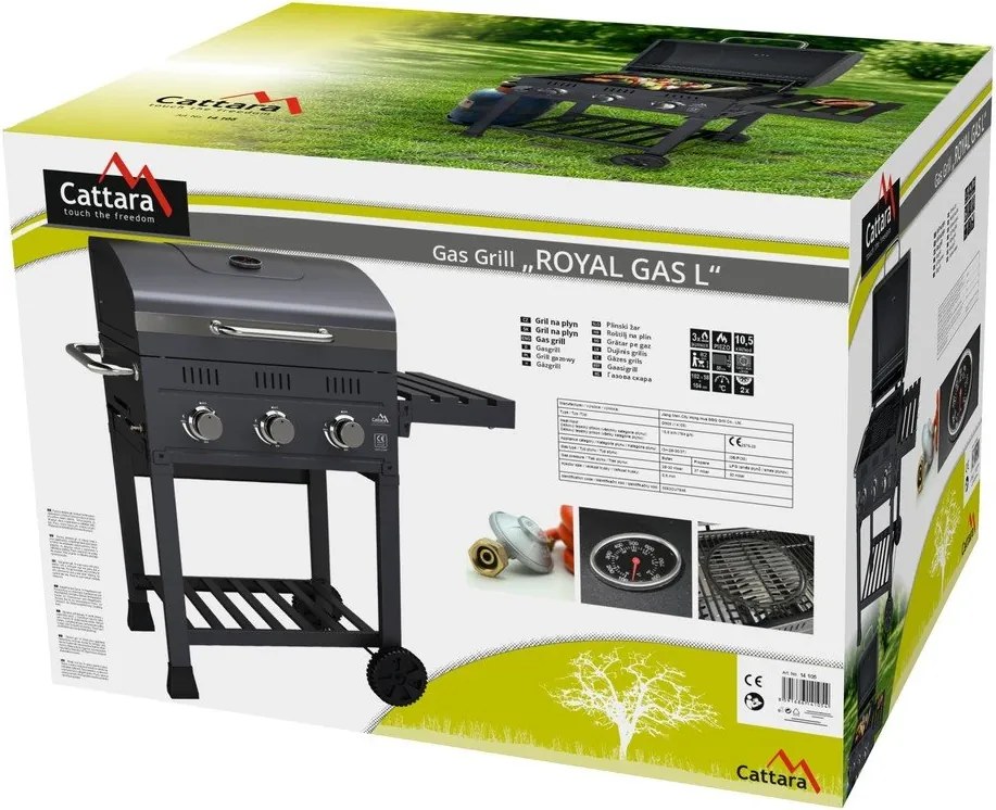 Gáz grillsütő Royal Gas L – Cattara
