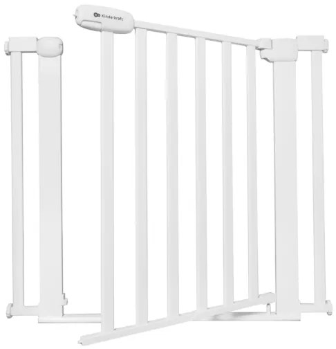 KINDERKRAFT - Biztonsági korlát LOCK&amp;GO 75-103 cm fehér