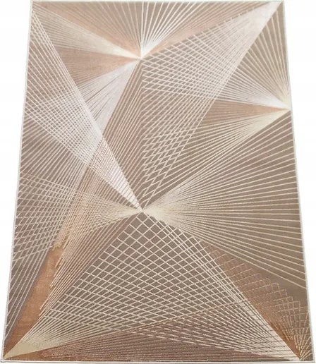 Szőnyeg 200x290 Modern Nappaliba Bézs Csillogó