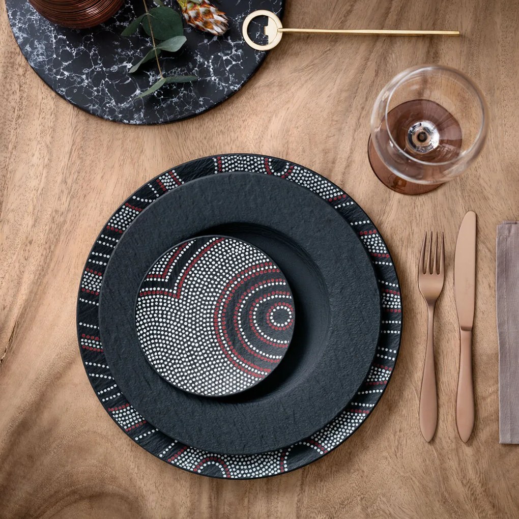 Lapos tányér, Manufacture Rock kollekció - Villeroy & Boch