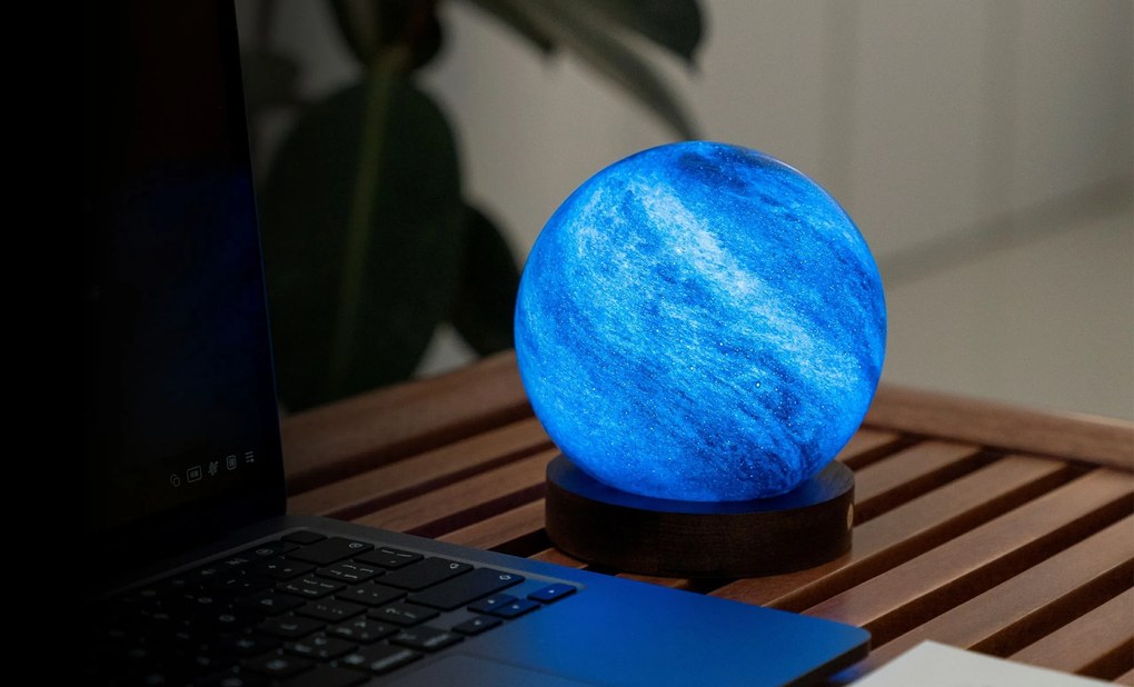 AstraGlass RGB lámpa, több változatban - Gingko variáns: Csillagóceán - nagy