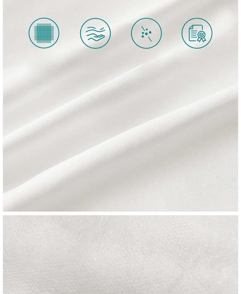 Párna 40 x 80 cm, párna tárolótáskával, felhőfehér