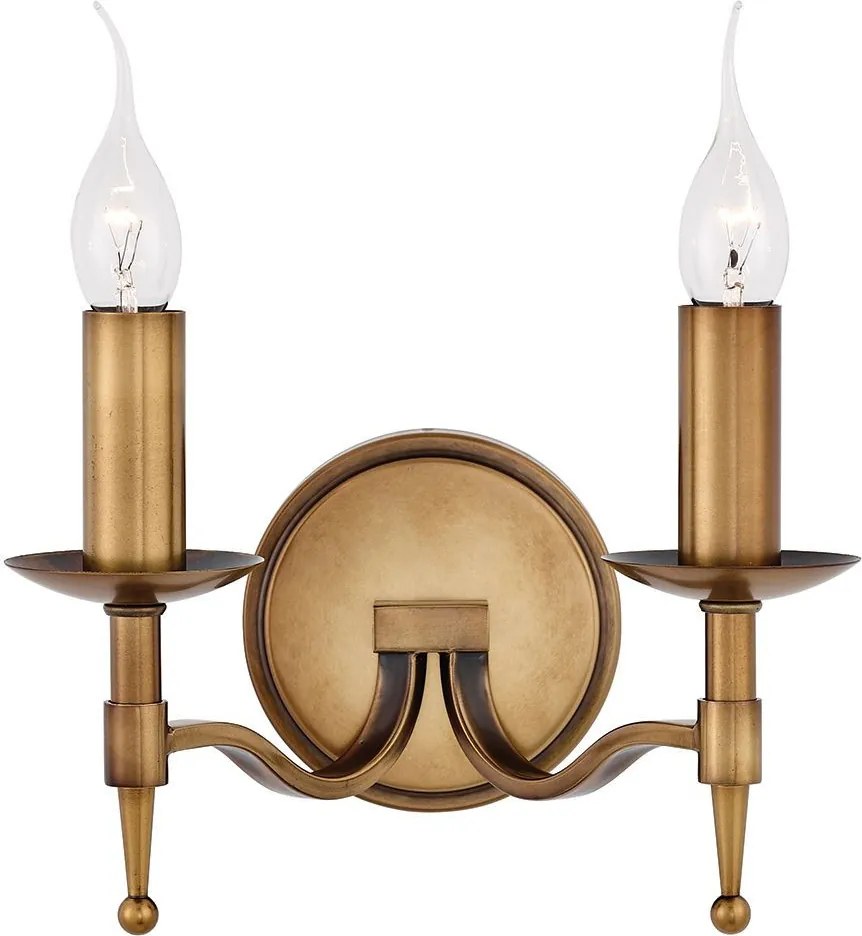 Endon STANFORD CA1W2B Fali lámpa 2x40W/E14