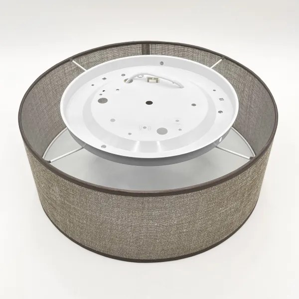 SIRJA mennyezeti lámpatest 1xE27/15W/230V, Ø 35 cm, barna