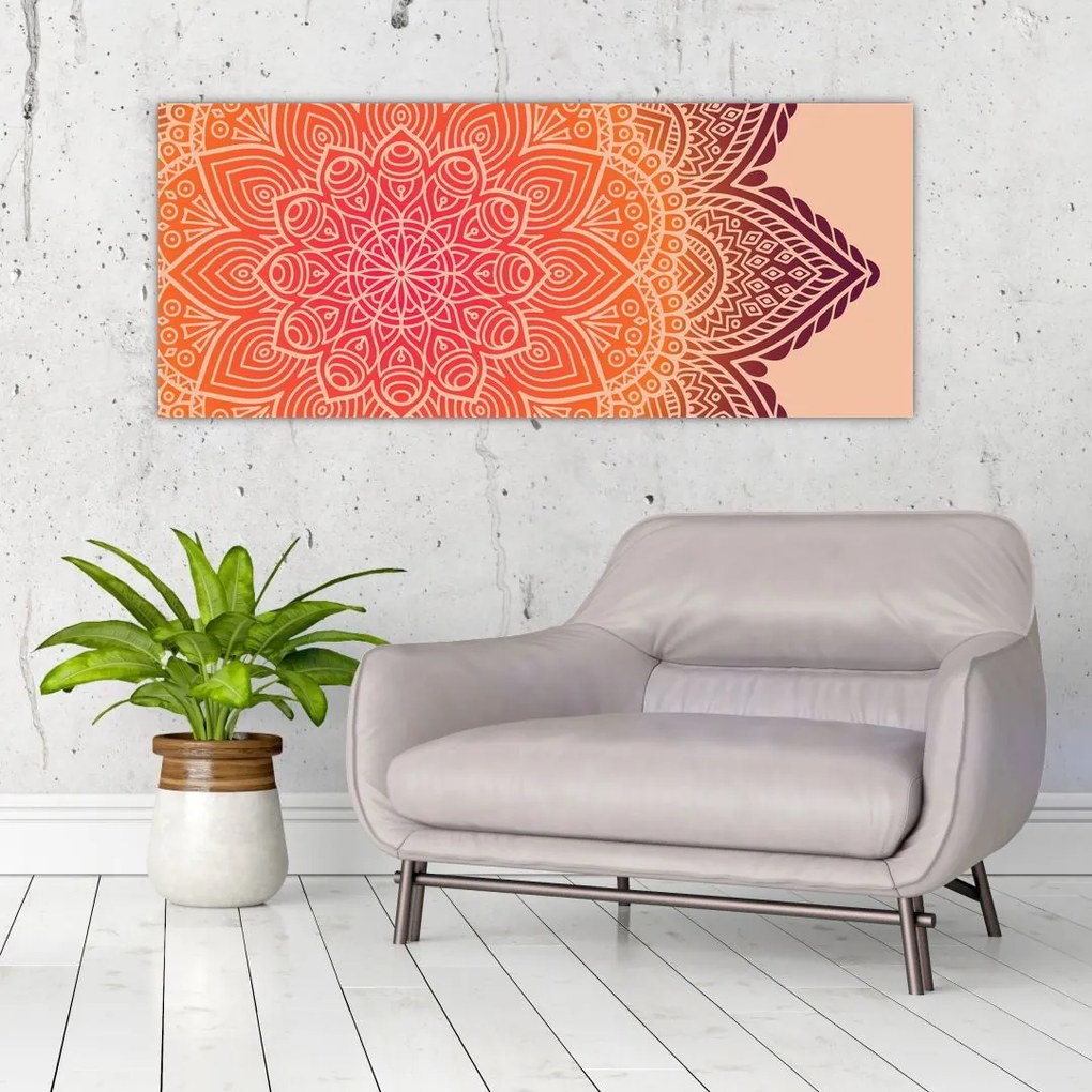 Kép - mandala art (120x50 cm)