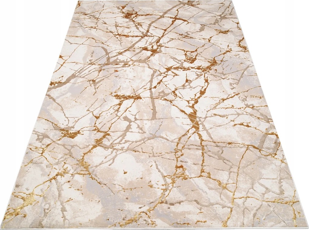 Gold Szőnyeg 80x150 Stílusos Modern Fényes W06