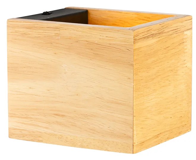 Rusztikus fali lámpa tölgyfából - Transfer