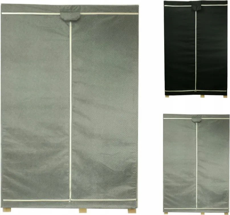 Polcos gardróbszekrény huzat RG-5/170X110X38/Szürke