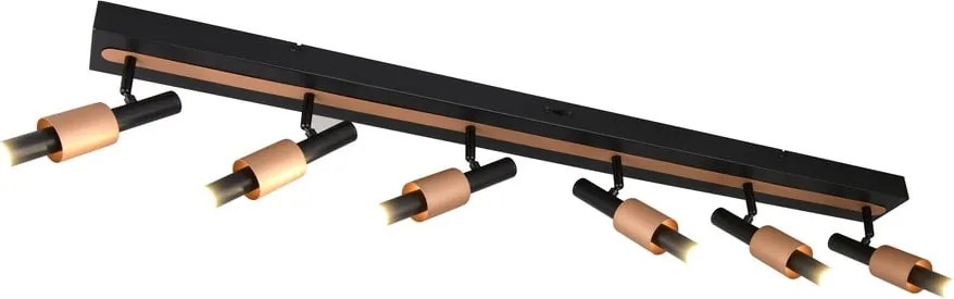 Fekete-bronzszínű LED spotlámpa 20,5x120 cm Ikaris – Trio Select