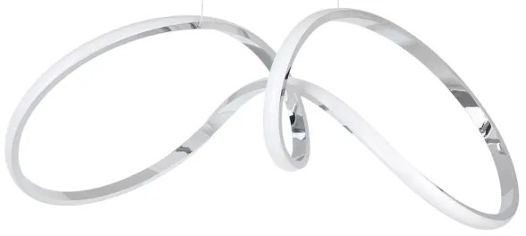 LED Csillár zsinóron TESORO LED/48W/230V fényezett króm