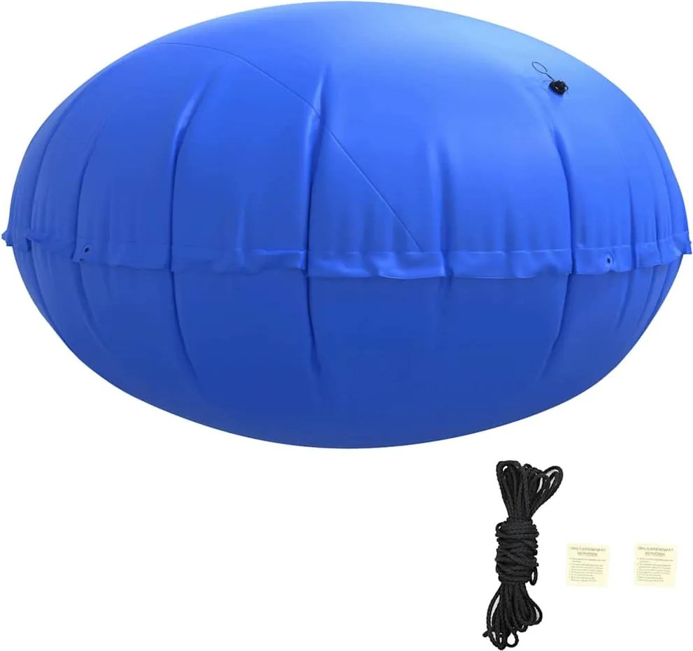 vidaXL Téli medence párna Kék Ø 220 x 140 cm PVC