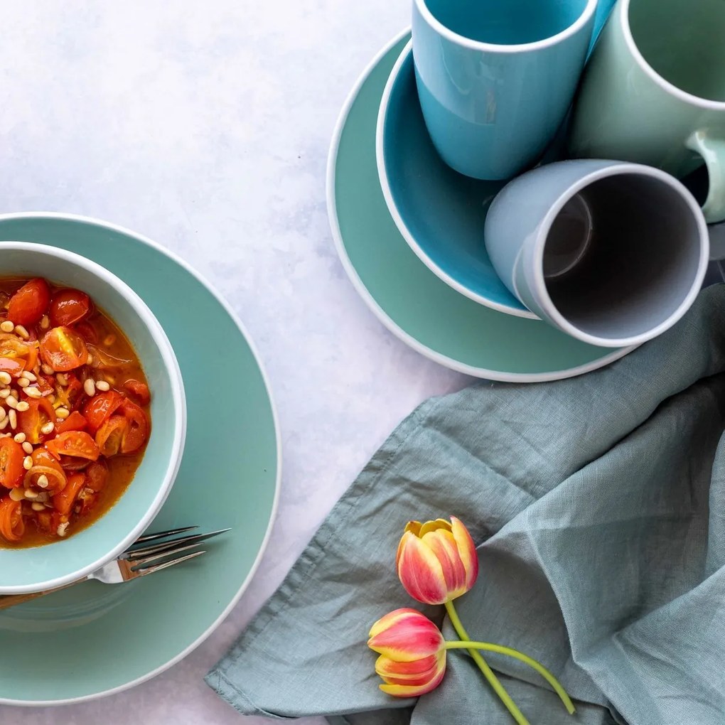 Mäser 24 darabos ELISSA étkészlet – zöld fényes