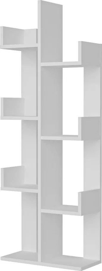 Luisa könyvespolc, fehér, 50 cm