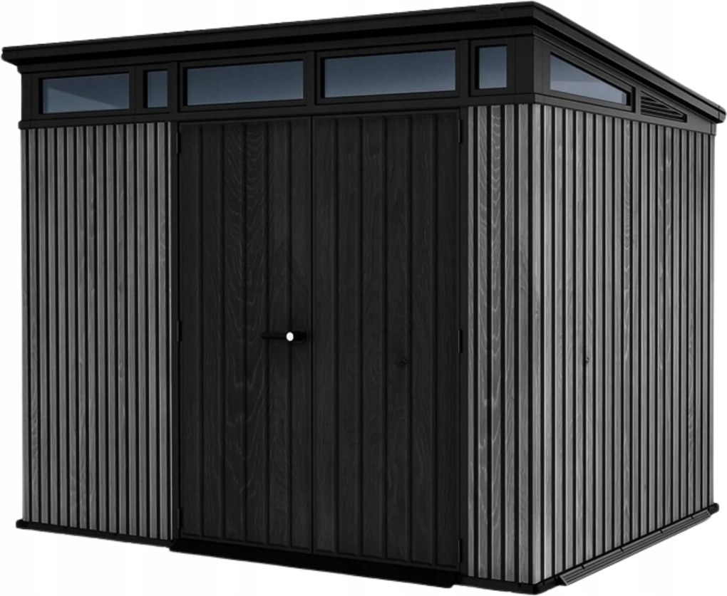 Kerti házikó Műanyag szerszámtároló 279x216 cm Abiko