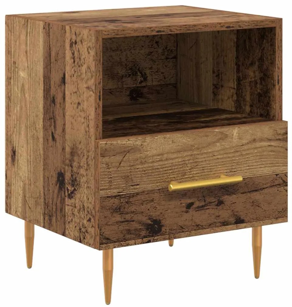 Éjjeli asztal fiókkal Barna 40 x 35 x 47.5 cm Faanyag