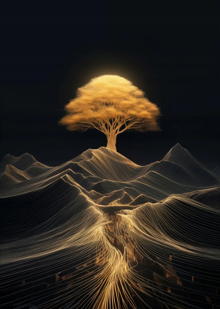 Poszter 64x90cm Energiafa