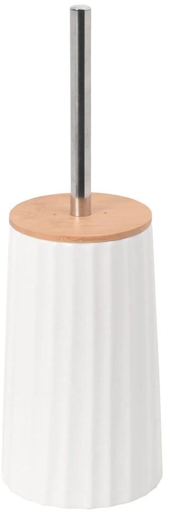 BISK Erga Kido, álló WC kefe, fehér-barna, ERG-08406