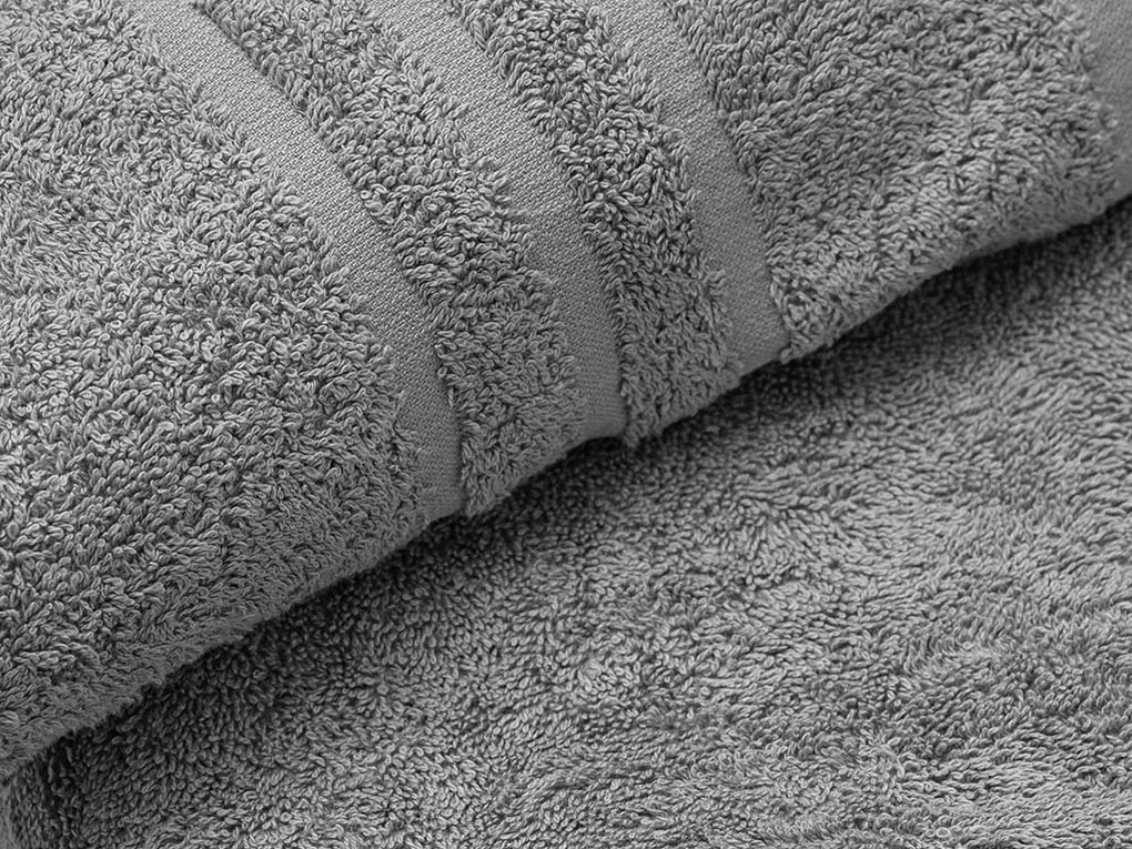 Comfort törölköző 50 x 100 cm világosszürke, 100% pamut