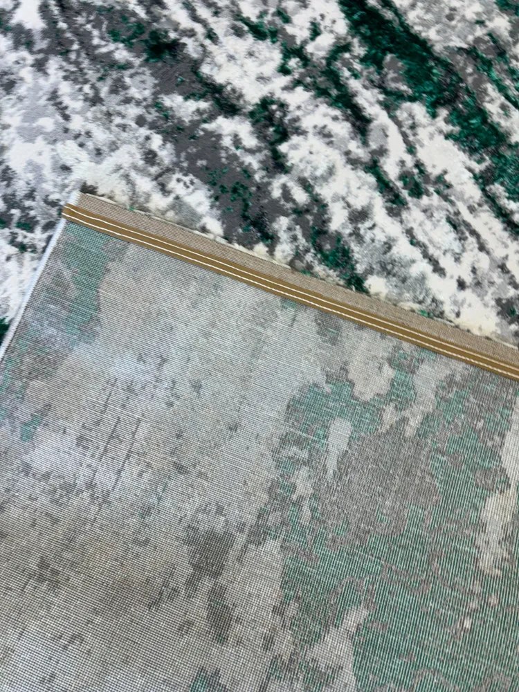 Sunset zöld-szürke design szőnyeg 80x150