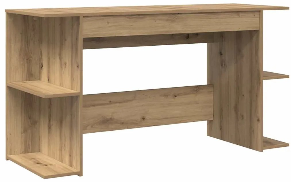 Asztal polcokkal Egyéb kézműves tölgy 140 x 50 x 75 cm Faanyag