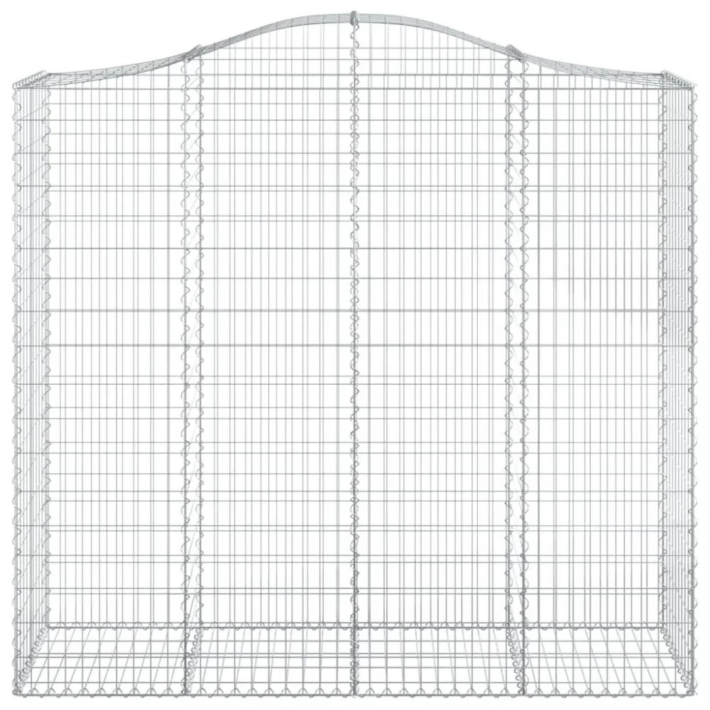 5 db íves horganyzott vas gabion kosár 200x50x180/200 cm