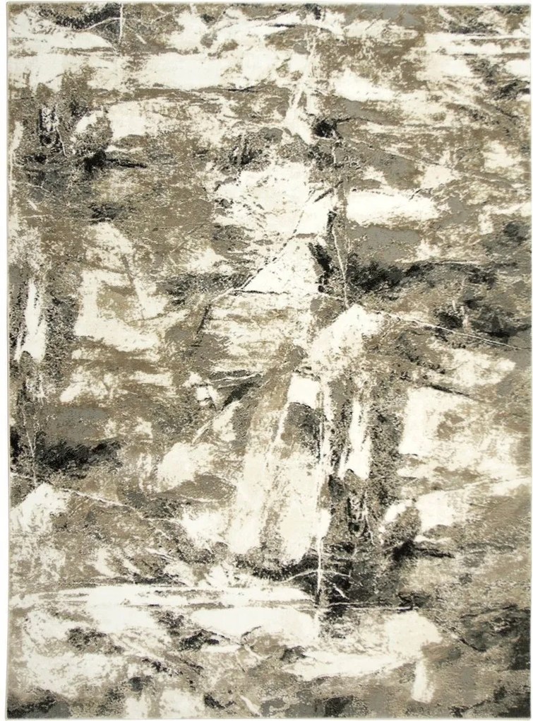 80x150 cm Fekete Szürke Márvány Szőnyeg A Nappaliba