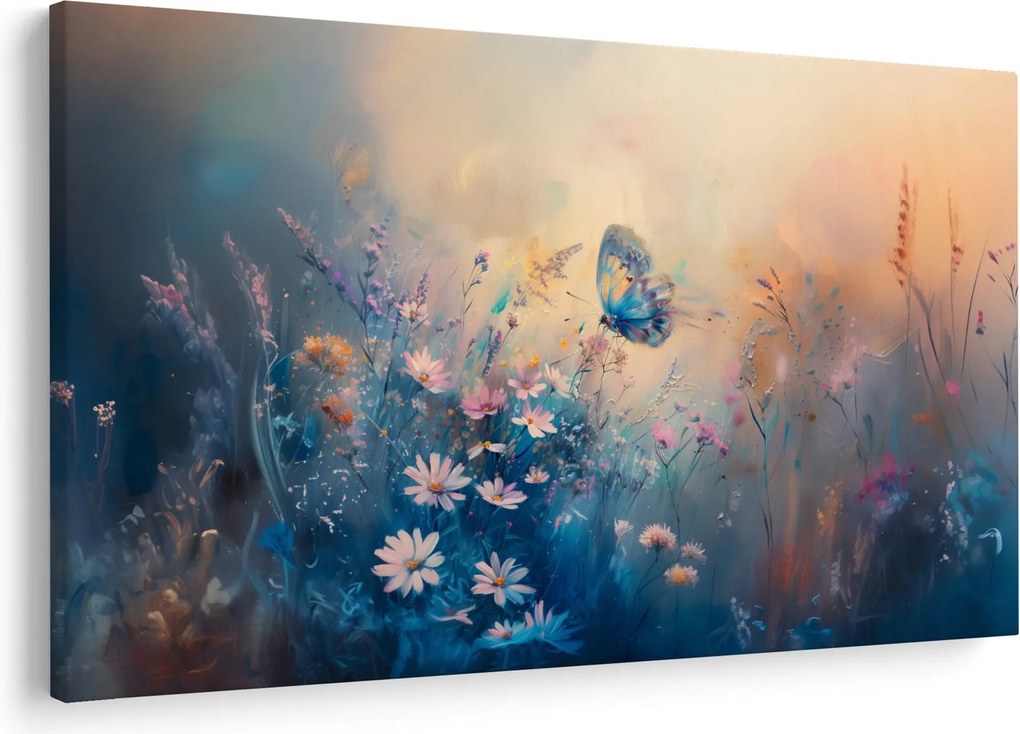 Kép - Rét pillangóval (90x60 cm)