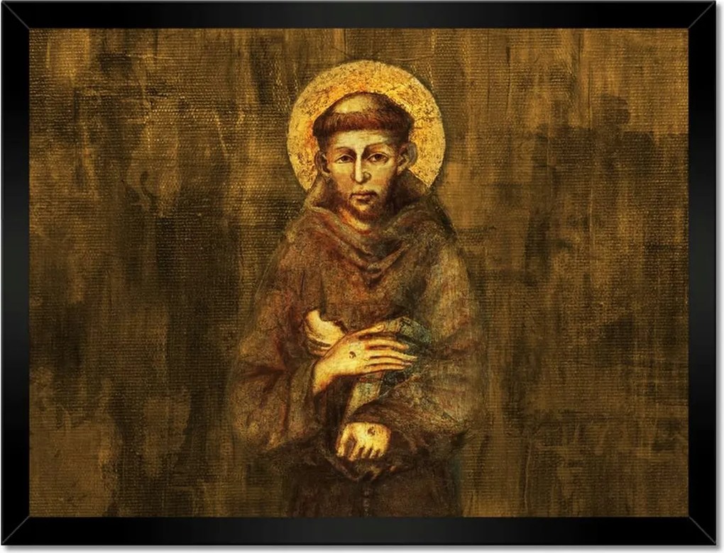 Poszterek keretben 40x30 Assisi Szent Ferenc