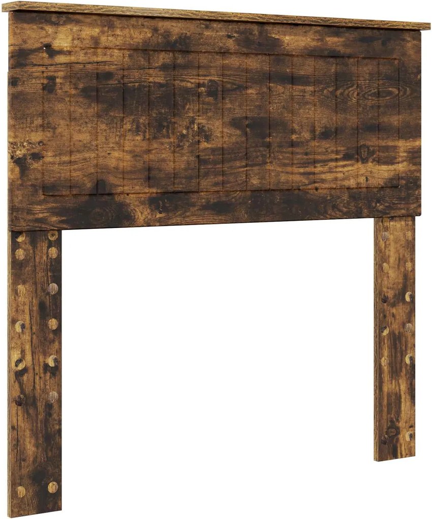 vidaXL Fejtámla Füstölt tölgy 90 cm Faanyag